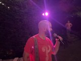 Pat rockin' the mic and the beard